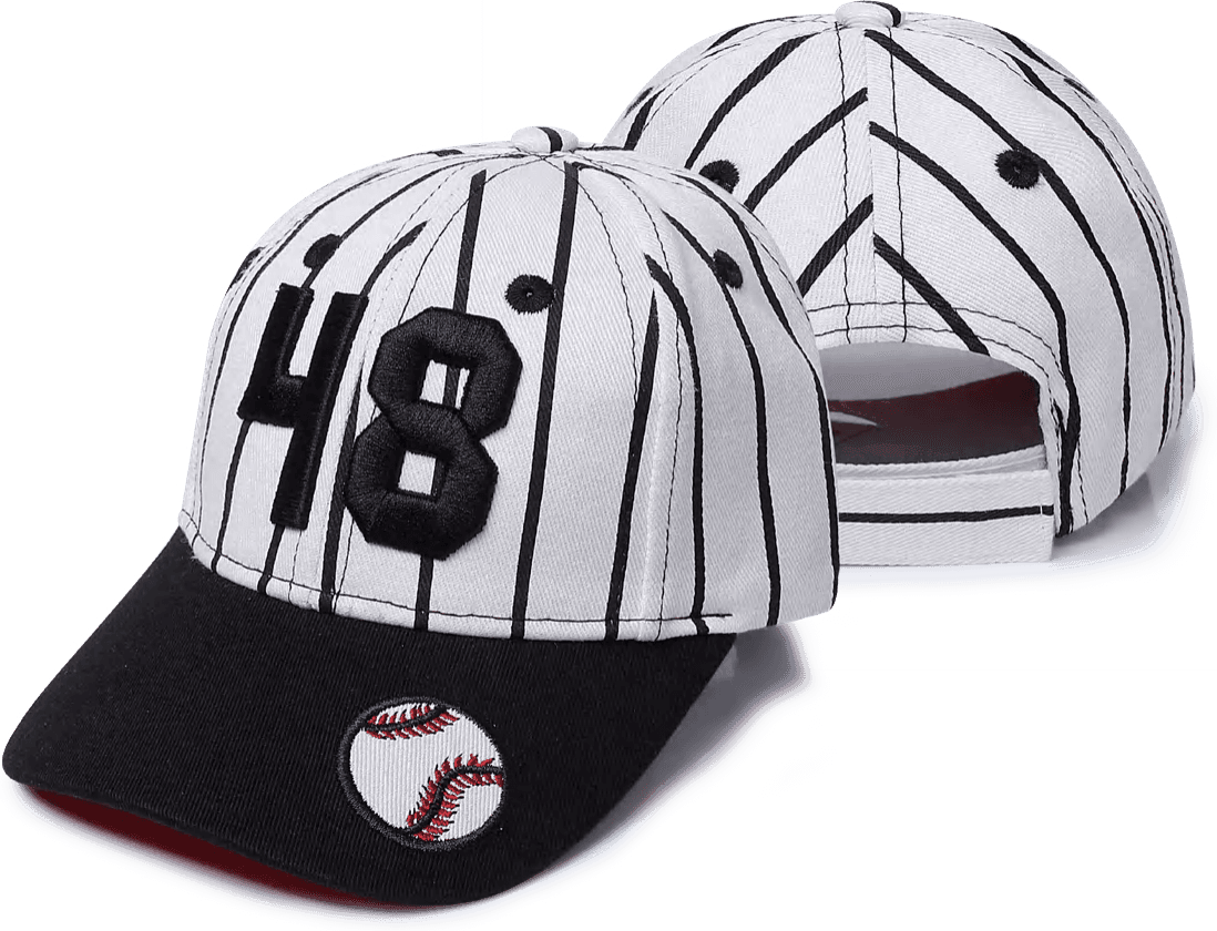 带有定制刺绣的运动队棒球帽