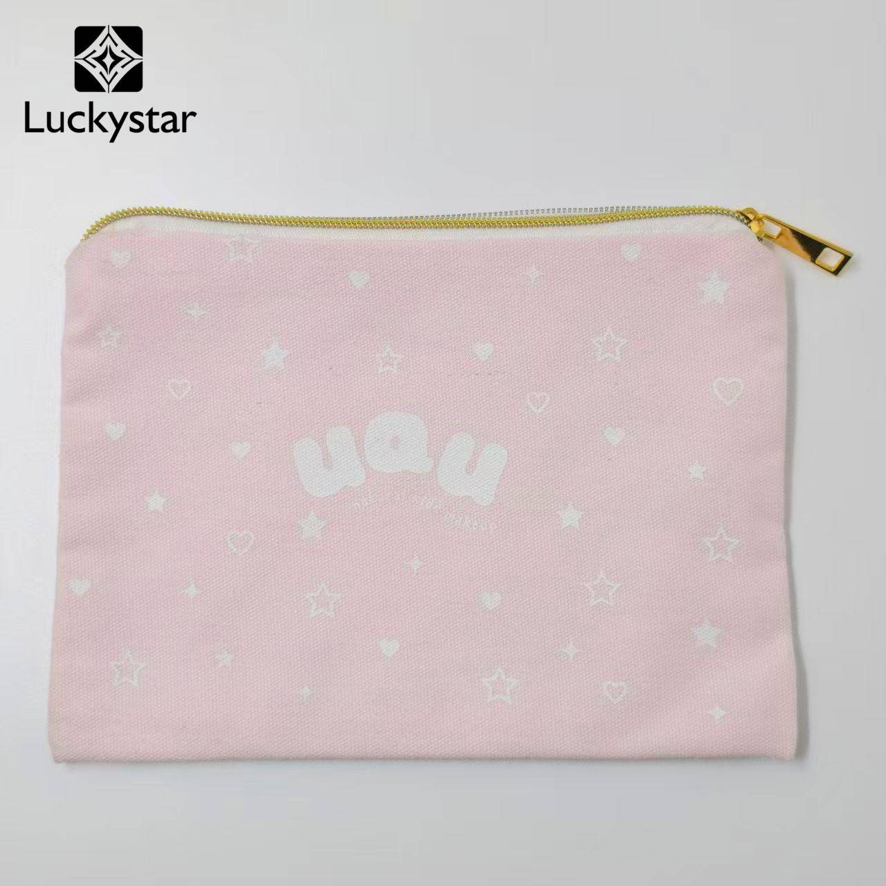 Custom Zipper Lightweight Eco-Friendly Custom Cosmetic Pouch Durable Cosmetic Bag