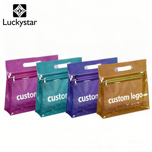 Hot Sale Waterproof PVC Cosmetic Bag Large Capacity Makeup Storage Bag Wholesale Clear PVC Travel Bag Toiletry Wash Pouch