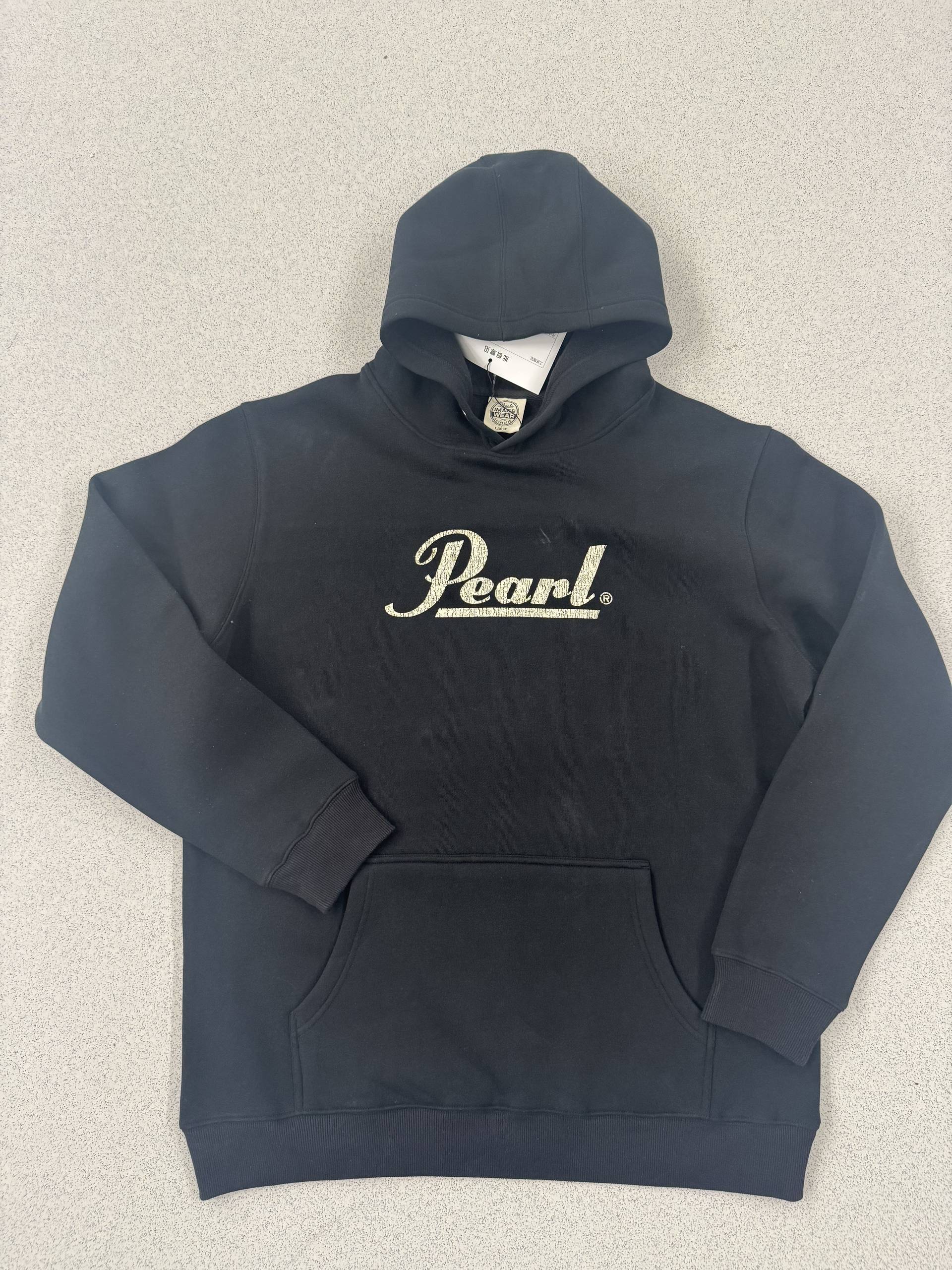 Custom Dark Pullover Hoodie with Chest Graphic