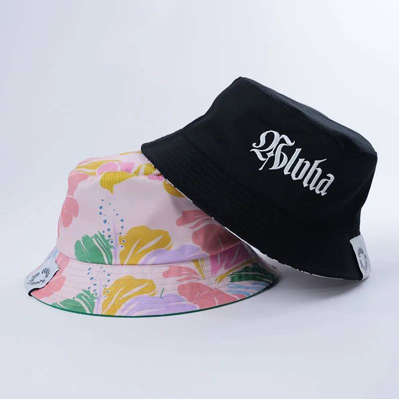 Reversible Bucket Hat with Custom Logo Custom Printed Custom Embroidery Designer Hats
